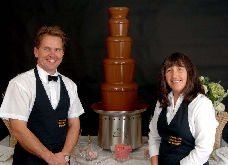 David & Hazel Wilding - The original chocolate fountaineers