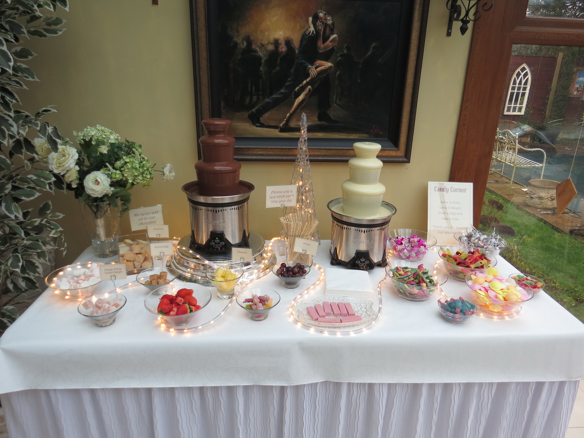 Sweetie Buffet Fountains Chocolate Fountains Of Dorset